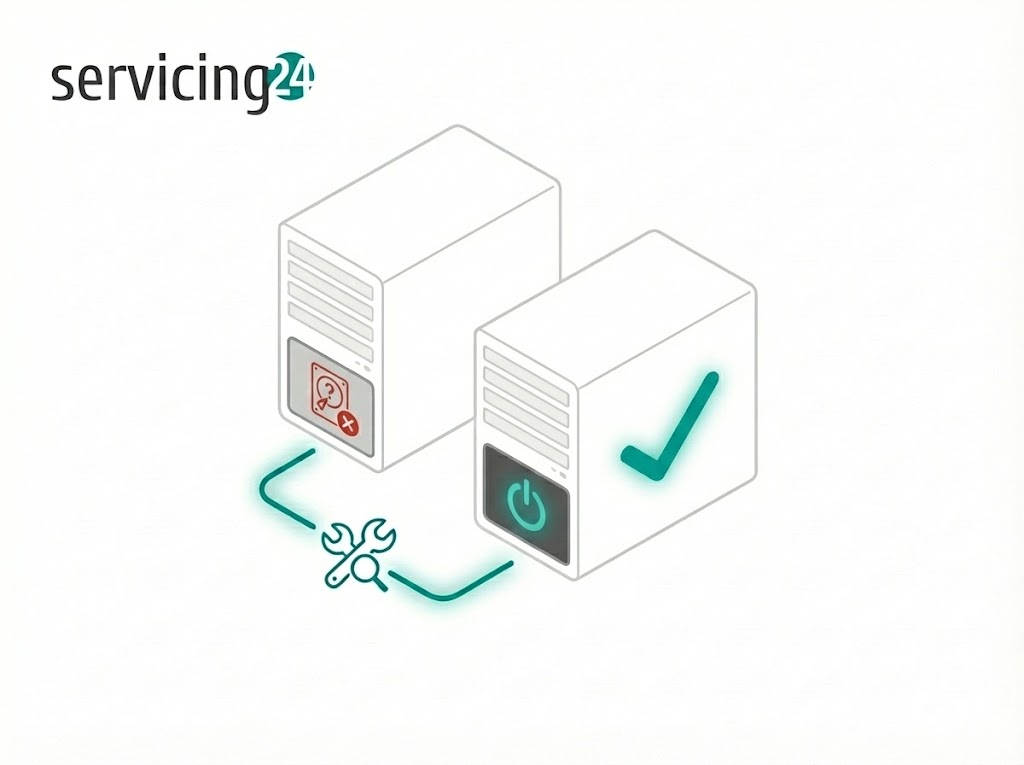 Server Startup Failure Diagnosis & Recovery Service(No Bootable Device Found / Server Stuck at POST)