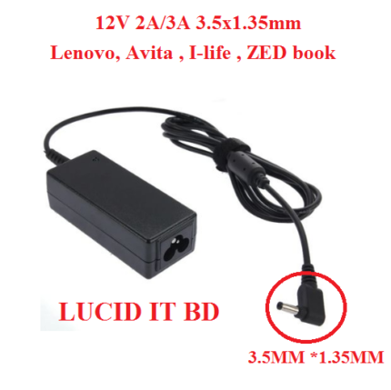 12V 2A or 3A 36W 3.5×1.35mm for laptop lenovo, avita , ilife , zedbook DY-120200 JHD-AP024E-120200BA-B