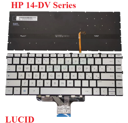 New Backlit Keyboard for HP pavilion X360 14 DV silver laptops KB L85716 L96519 061