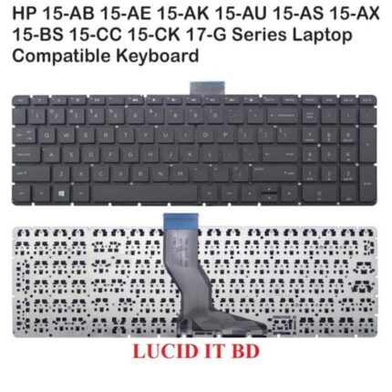 New Keyboard Compatible with HP 15-BS, 15-BW, 15-BP, 15-BR, 15-BQ, 15-CB, 15-CC, 15-CD, 15-CK, 17-AK, 17-AR, 17-BS, 250 G6, 255 G6, 256 G6 Series Black US