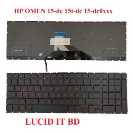 NEW for HP OMEN 15-dc 15t-dc 15-dc0xxx Laptop Keyboard with Red & Backlit