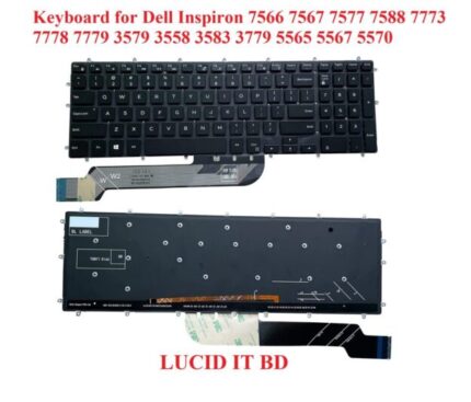 Laptop Replacement Keyboard for Dell Inspiron 7566 7567 7577 7588 7773 7778 7779 3579 3558 3583 3779 5565 5567 5570 Replacement Keyboard backlight